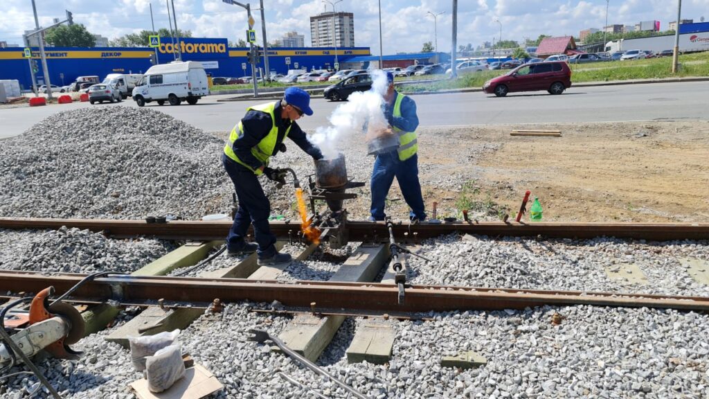 Сварка рельсов РТ-62 и Р-65 методом АЛТС в Екатеринбурге