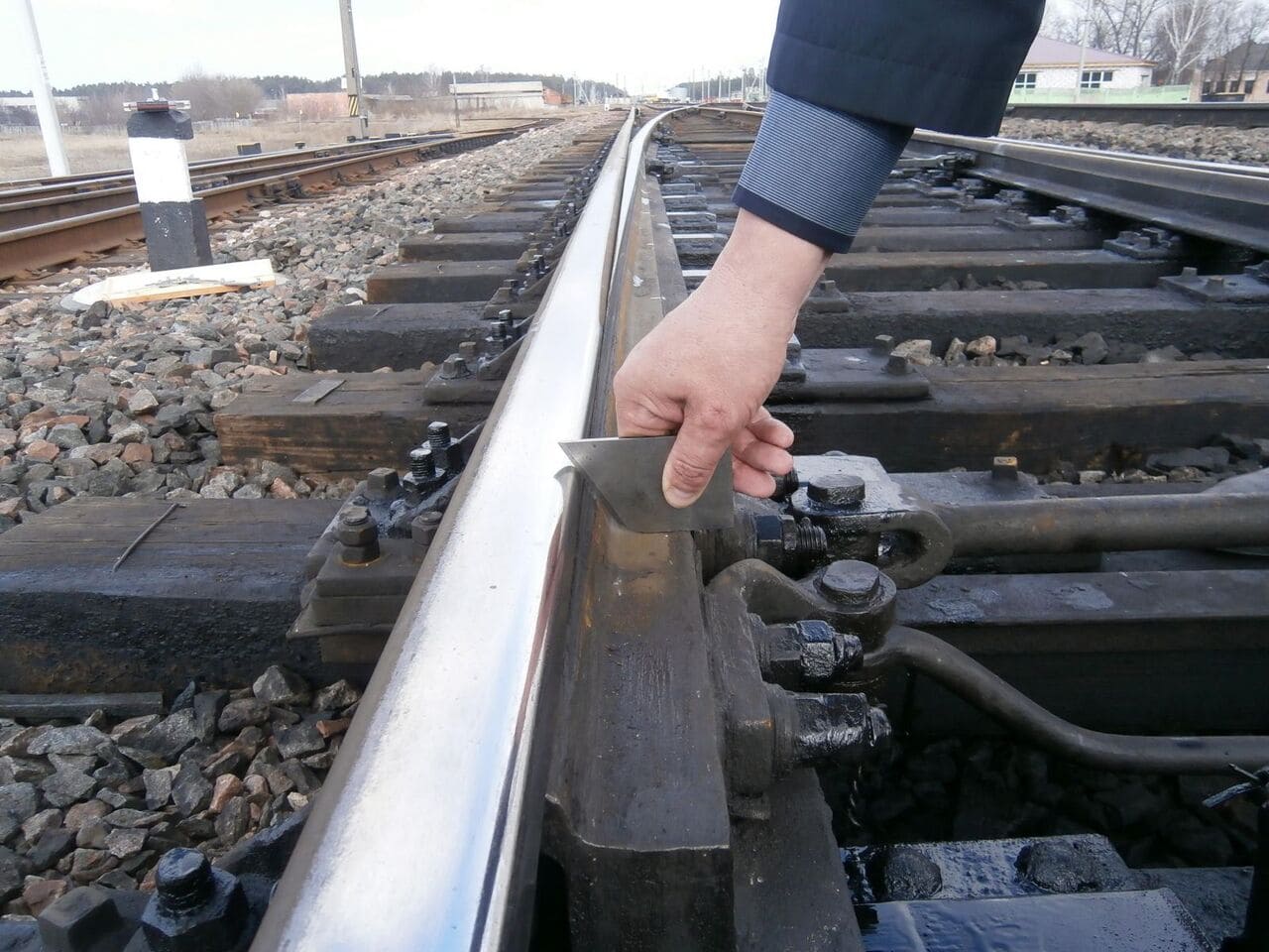 Что такое визуальный контроль рельсового стыка