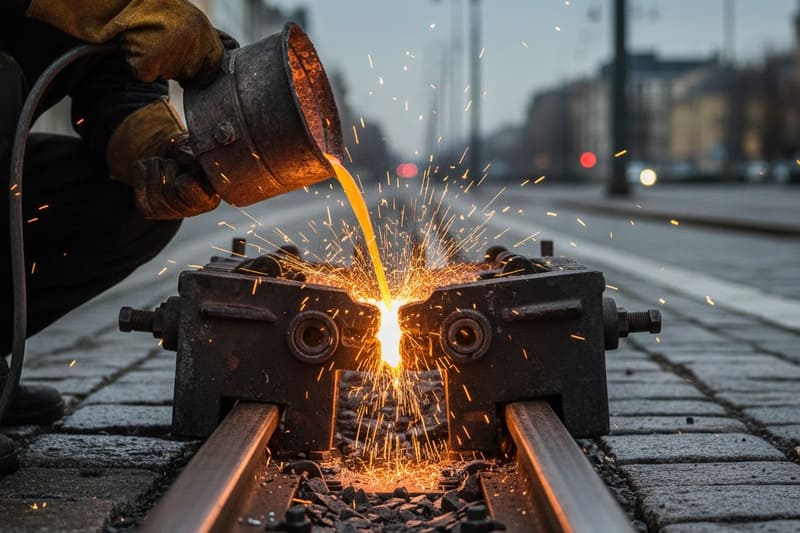 Что такое ванная сварка рельсов